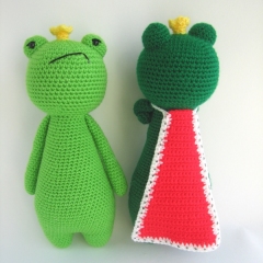 King Frog amigurumi pattern by Little Bear Crochet