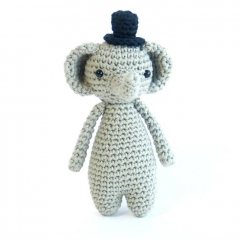 Mini Elephant amigurumi pattern by Little Bear Crochet