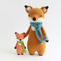 Mini Fox amigurumi pattern by Little Bear Crochet