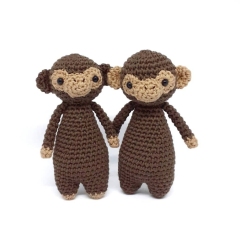 Mini Monkey amigurumi pattern by Little Bear Crochet