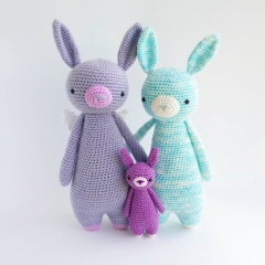 Rabbit with Wings amigurumi by Little Bear Crochet