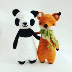 Tall Panda amigurumi by Little Bear Crochet