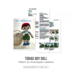 Tobias Boy Doll amigurumi pattern by Smartapple Creations