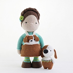 Agustin the Puppy amigurumi pattern by Madelenon