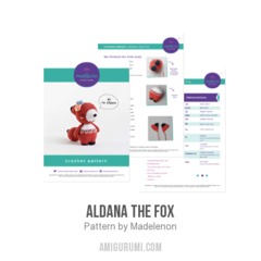 Aldana the Fox amigurumi pattern by Madelenon