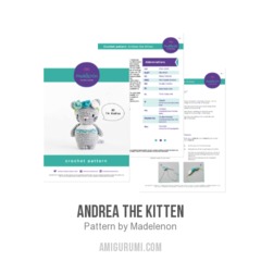 Andrea the Kitten amigurumi pattern by Madelenon