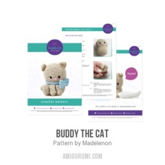 Buddy the Cat amigurumi pattern by Madelenon