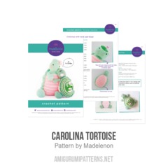 Carolina Tortoise amigurumi pattern by Madelenon