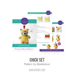 Chick Set amigurumi pattern by Madelenon