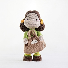 Doll Julia Horse outfit amigurumi pattern by Madelenon