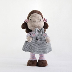 Doll Julia Mouse outfit amigurumi pattern by Madelenon