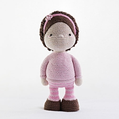 Doll Julia Sheep outfit amigurumi by Madelenon