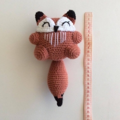 Eric the fox and his family amigurumi pattern by Madelenon