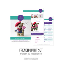 French Outfit Set amigurumi pattern by Madelenon