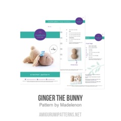 Ginger the Bunny amigurumi pattern by Madelenon