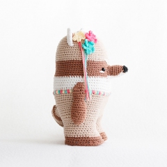 Katu the Coati amigurumi by Madelenon