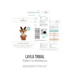 Layla tribal amigurumi pattern by Madelenon