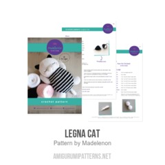 Legna Cat amigurumi pattern by Madelenon