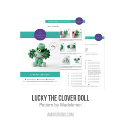 Lucky the Clover Doll amigurumi pattern by Madelenon