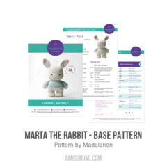 Marta the Rabbit - Base pattern amigurumi pattern by Madelenon