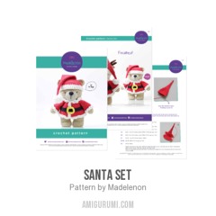Santa Set amigurumi pattern by Madelenon