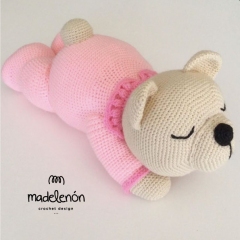 Sleepy Bear amigurumi pattern by Madelenon