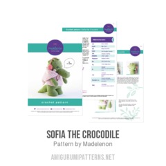 Sofia the Crocodile amigurumi pattern by Madelenon