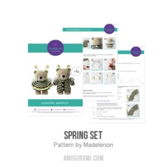 Spring Set amigurumi pattern by Madelenon