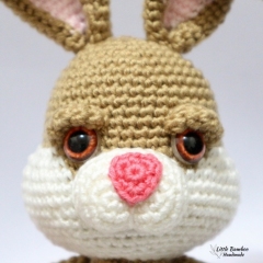 Hoppie the Bunny amigurumi pattern by Little Bamboo Handmade