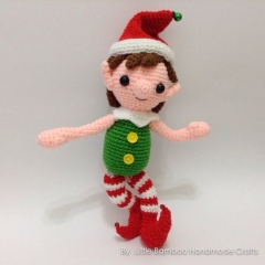 Christmas Elf amigurumi pattern by Little Bamboo Handmade