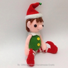 Christmas Elf amigurumi pattern by Little Bamboo Handmade