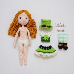 Clover Girl amigurumi pattern by Little Bamboo Handmade