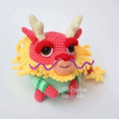 Dragon The 12 Zodiac Egg amigurumi by Little Bamboo Handmade