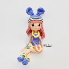 Easter Bunny Girl amigurumi pattern by Little Bamboo Handmade