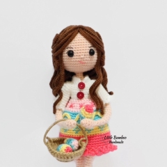 Easter Egg Girl amigurumi pattern by Little Bamboo Handmade