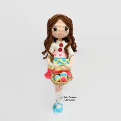Easter Egg Girl amigurumi by Little Bamboo Handmade