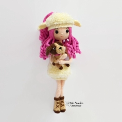 Easter Lamb Girl amigurumi by Little Bamboo Handmade