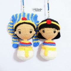 Egyptian King And Queen amigurumi pattern by Little Bamboo Handmade