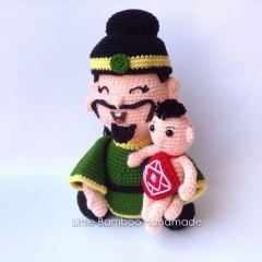 Fu Xing The Good Fortune Doll amigurumi by Little Bamboo Handmade