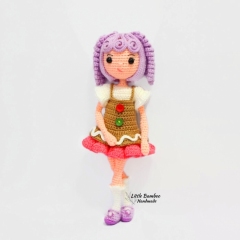 Gingerbread Girl amigurumi by Little Bamboo Handmade