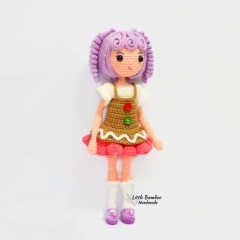 Gingerbread Girl amigurumi pattern by Little Bamboo Handmade