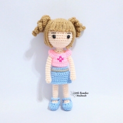 Olivia The Mini Dress Up Doll amigurumi by Little Bamboo Handmade