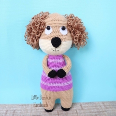 Pixie the poodle amigurumi pattern by Little Bamboo Handmade