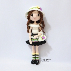 Priscilla The Dress-Up Doll amigurumi by Little Bamboo Handmade