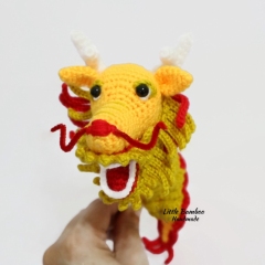 Prosperity Pig And Dragon Dance amigurumi pattern by Little Bamboo Handmade