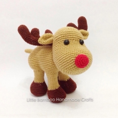 Reindeer And Sleigh  amigurumi by Little Bamboo Handmade