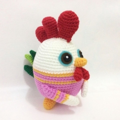 Rooster The 12 Zodiac Egg amigurumi by Little Bamboo Handmade