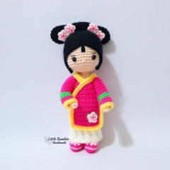 Ruyi The Chinese Girl amigurumi by Little Bamboo Handmade