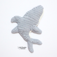 Shark Ragdoll amigurumi pattern by Little Bamboo Handmade