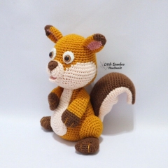 Skippy The Squirrel amigurumi by Little Bamboo Handmade
